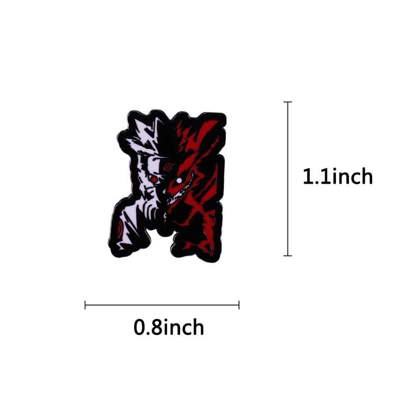 Naruto 'Naruto x Kurama' Enamel Pin - Image 3