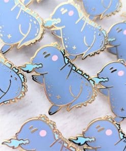 Alternative view of Godzilla 'King Kaiju | Gojira | Kawaii' Enamel Pin