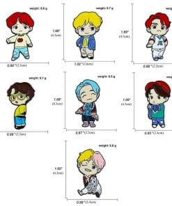 Alternative view of BTS 'Jimin' Enamel Pin