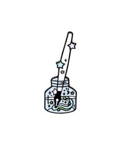 Adventure Jar & Paintbrush Enamel Pin