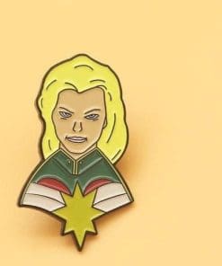 Captain Marvel 'Portrait' s Enamel Pin