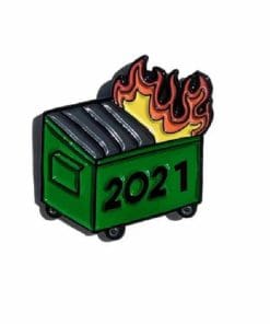 2021 Dumpster Fire '2.0' Enamel Pin