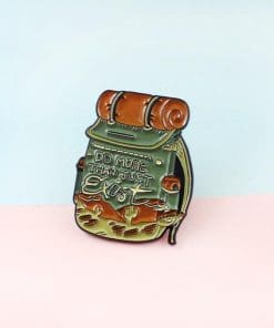 Hiking Bag 'Backpack | Do More Than Just Exist' Enamel Pin