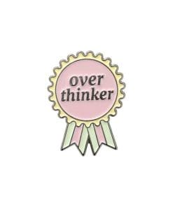 Mental Awareness 'Over Thinker Ribbon' Enamel Pin