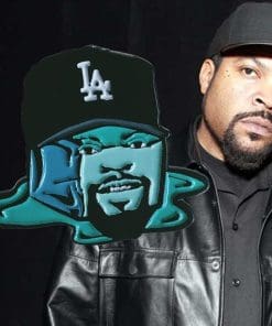 Alternative view of Ice Cube 'Melting Ice Cube' Enamel Pin