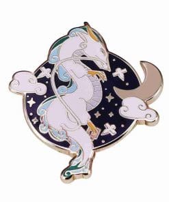 Alternative view of Spirited Away 'Dragon | Moons and Stars' Enamel Pin