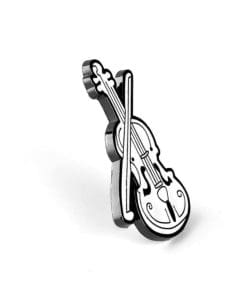 Alternative view of Classical 'Violin' Enamel Pin