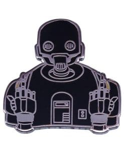 Alternative view of 'K-2SO' Enamel Pin