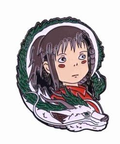 Alternative view of Spirited Away 'Chihiro & Dragon' Enamel Pin