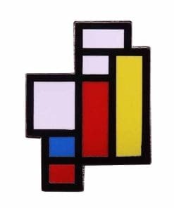 Mondrian 'Abstract Art' Enamel Pin