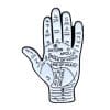Palmistry Enamel Pin