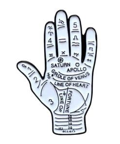 Palmistry Enamel Pin