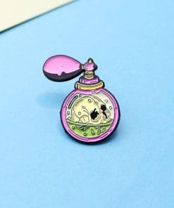 Cute Pink Poisonous Perfume Enamel Pin