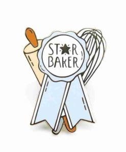 STAR BAKER Ribbon Enamel Pin