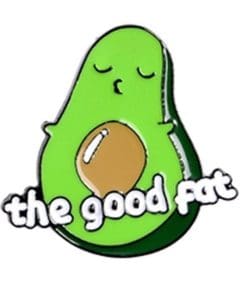 Food 'The Good Fat | Avocado' Enamel Pin