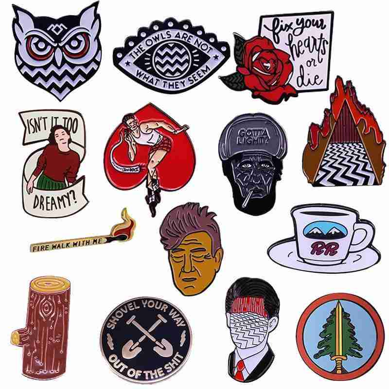 Twin Peaks 'The Owls Are Not What They Seem' Enamel Pin - Image 5