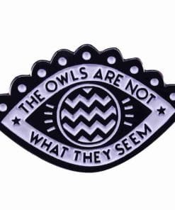 Twin Peaks 'The Owls Are Not What They Seem' Enamel Pin - Image 4