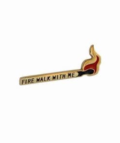 Alternative view of Twin Peaks 'Fire Walk With Me' Enamel Pin