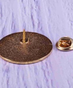 Alternative view of Twin Peaks 'Shovel Your Way Out of the Shit' Enamel Pin