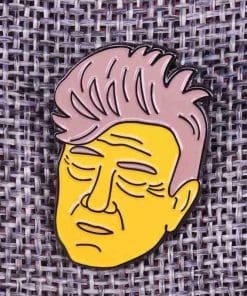 Alternative view of Twin Peaks 'David Lynch' Enamel Pin