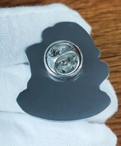 Katsushika Hokusai 'Great Wave of Kanagawa | Cup of Tea' Enamel Pin - Image 3