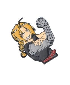 Full Metal Alchemist 'Edward Metal Arm' Enamel Pin - Image 5