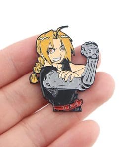 Full Metal Alchemist 'Edward Metal Arm' Enamel Pin - Image 6