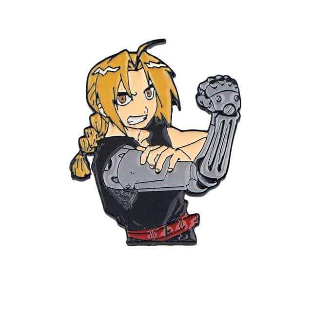 Full Metal Alchemist 'Edward Metal Arm' Enamel Pin - Image 2