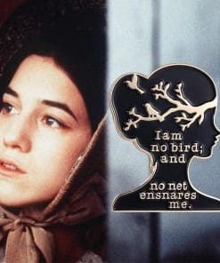 Jane Eyre 'I am no bird and no net ensnares me' Enamel Pin - Image 3