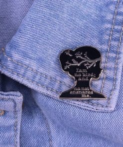Jane Eyre 'I am no bird and no net ensnares me' Enamel Pin - Image 4