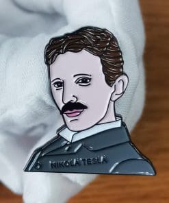 Nikola Tesla Enamel Pin