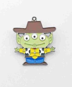 Alternative view of Toy Story 'Three-eyed Alien x Sheriff Woody' Enamel Pin