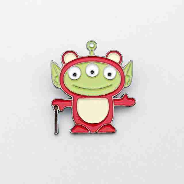 Toy Story 'Three-eyed Alien x Lots-o'-Huggin' Bear' Enamel Pin - Image 2