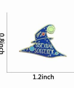 Queer Witches 'Bisexual Sorcerer' Enamel Pin - Image 8
