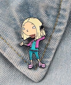 Alternative view of As Told By Ginger 'Courtney Gripling' Enamel Pin