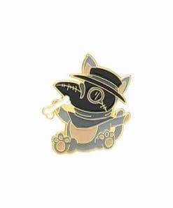 Plague Doctor 'Dog x Bone' Enamel Pin