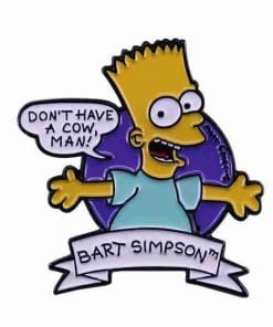 The Simpsons 'Bart | Don't Have a Cow Man!' Enamel Pin