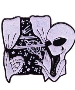 Alien 'Outer Space' Enamel Pin
