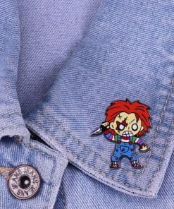 Alternative view of Child's Play 'Chucky | Cartoon' Enamel Pin
