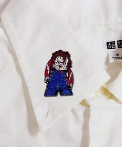 Alternative view of Child's Play 'Knives' Enamel Pin