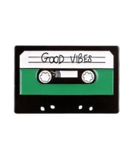Cassette Tape 'Good Vibes' Enamel Pin