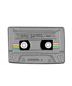 Cassette Tape 'Sad Songs' Enamel Pin