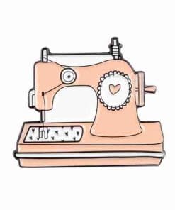 Pink 'Sewing Machine' Enamel Pin