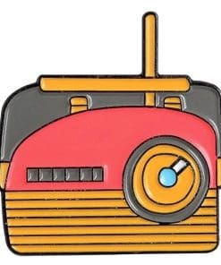 Classic 'FM Radio' Enamel Pin