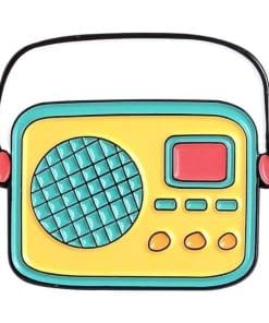 Classic Radio Player Enamel Pin