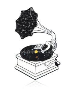 Classic 'Gramophone' Enamel Pin