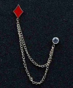 Poker 'Diamond Chain' Enamel Pin