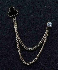 Poker 'Clover Chain' Enamel Pin