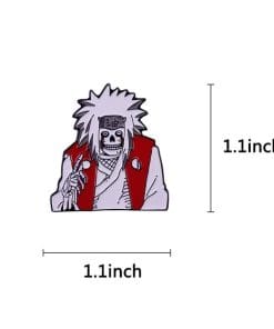 Alternative view of Naruto 'Jiraiya Skull' Enamel Pin