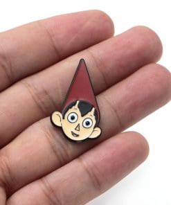 Alternative view of Over the Garden Wall 'Wirt Head' Enamel Pin